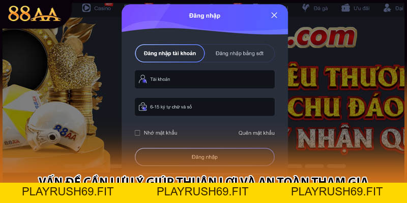 Đăng Nhập 88AA - Hỗ Trợ Các Thao Tác Truy Cập An Toàn